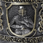 Кружка средневековая «Рыцарь», 400 мл, нержавеющая сталь, серебристая - Фото 4