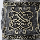 Кружка средневековая «Рыцарь», 400 мл, нержавеющая сталь, серебристая - Фото 5