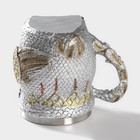 Кружка средневековая «Сова», 400 мл, нержавеющая сталь, серебристая - Фото 3