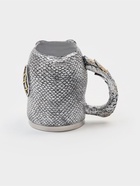 Кружка средневековая «Сова», 400 мл, 14.5×10×11.5 см, нержавеющая сталь, серебристая - Фото 4