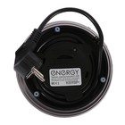 Чайник электрический ENERGY E-235, пластик, 1.7 л, 2200 Вт, чёрный - фото 8468502