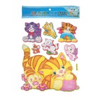 Наклейка ткань блеск "Домашние любимцы" 38х24 см - Фото 1