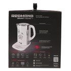 Чайник электрический Redmond RK-M170S, металл, 1.7 л, 2400 Вт, белый - Фото 10