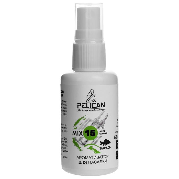 Дип-спрей PELICAN MIX 15, карась, перец + ананас, 50 мл - Фото 1