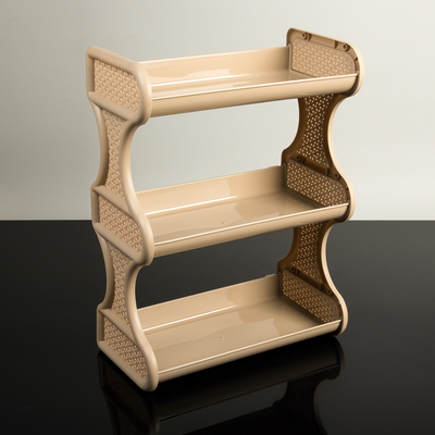 Полка навесная 3-х секционная BranQ Nature, 32,4×17×41,7 см, цвет кофейный