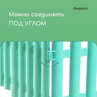 Ограждение декоративное, 30×300 см, 5 секций, пластик, бирюзовое, Greengo - Фото 5