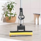 Швабра для мытья пола Доляна, PVA с роликовым отжимом, ручка 120 см, насадка 27 см, МИКС - Фото 2