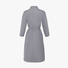 Халат вафельный женский Экономь и Я рукав 3/4, размер 54-56, серый, 100% хлопок, 200 г/м² - Фото 9