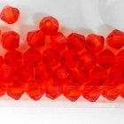 Бусины стеклянные 4 мм (набор 40 шт), Z-439 (806 красный) - Фото 5