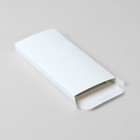 Подарочная коробка под плитку шоколада, белая с окном, 17.1×8×1.4 см - Фото 2