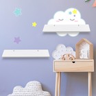 Набор полок с декоративными наклейками «Облако», 2 шт - Фото 1