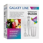 Блендер Galaxy GL 2126, погружной, 300 Вт, 0.5 л, 1 скорость, белый - Фото 9