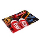 Альбом для рисования Calligrata «Кеды» А4, 32 листа на гребне, обложка мелованный картон, блок 100 г/м² - Фото 5