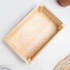 Подарочный ящик «Классический», 30×20×9.5 см, деревянный - Фото 3