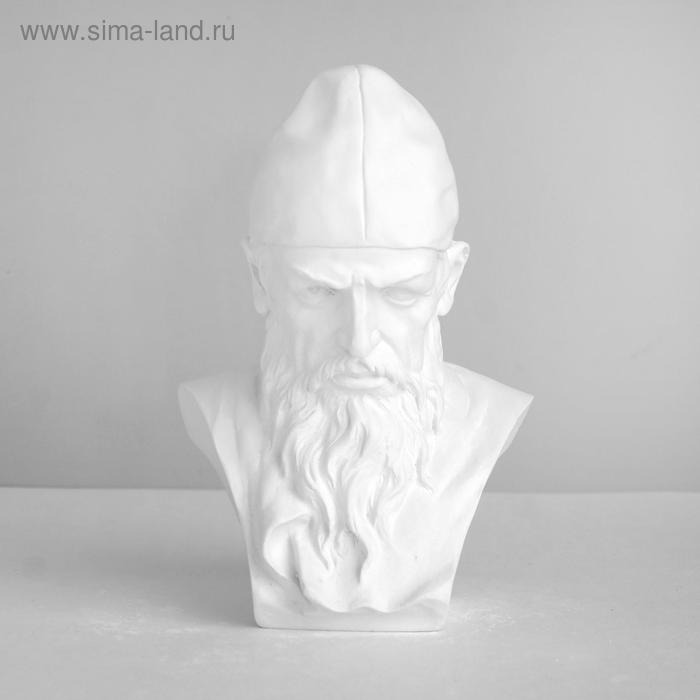Гипсовая фигура известные люди: Бюст Ивана Грозного, 12,5 x 10 x 18 см - Фото 1