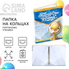 Папка школьная на кольцах «Портфолио ученика», без разделителей, 24.5×32 см - Фото 1