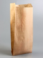 Пакет бумажный фасовочный, крафт, V-образное дно 30×14×6 см - Фото 3