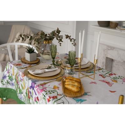 Скатерть Этель «Луговые цветы» 110×150 см, 100 % хлопок, саржа 190 г/м²
