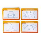 Развивающий набор пиши-стирай «Учимся писать элементы букв и цифр», 20 карт, 5+ - Фото 3