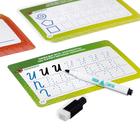 Развивающий набор пиши-стирай «Учимся писать элементы букв и цифр», 20 карт, 5+ - Фото 5