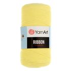 Пряжа "Ribbon" 40% полиэстер, 60% хлопок 125м/250гр (754 св. жёлтый) - Фото 2