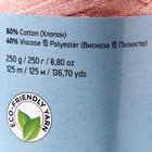 Пряжа "Ribbon" 40% полиэстер, 60% хлопок 125м/250гр (767 бегония) - фото 20943225