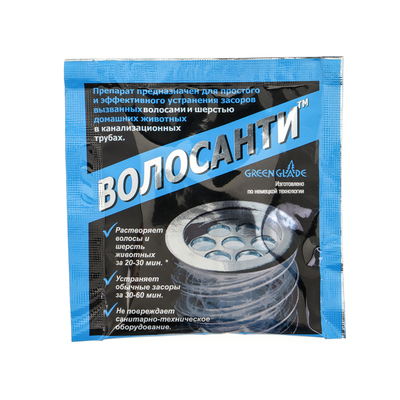Средство для устранения засоров от волос «Волосанти», 35 г