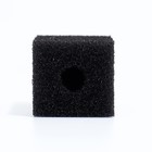 Губка прямоугольная для фильтра № 1, ретикулированная 30 PPI, 4 х 4,5 х 11 см, черная - фото 9775009