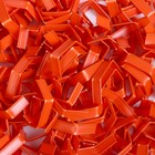 Клип-лента прямая в нарезке, оранжевый, 5 см - Фото 2