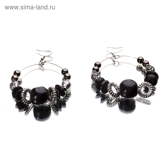 Серьги-кольца «Красотка» - Фото 1