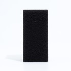 Губка прямоугольная для фильтра № 3, ретикулированная 30 PPI, 6×6×12 см, черная - Фото 2