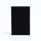 Губка прямоугольная для фильтра № 8, ретикулированная 30 PPI, 8×8×12 см, черная - Фото 2