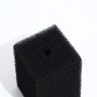 Губка прямоугольная для фильтра № 8, ретикулированная 30 PPI, 8×8×12 см, черная - Фото 5