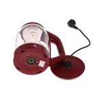 Чайник электрический Luazon LSK-1809, стекло, 1.8 л, 1500 Вт, подсветка, красный - Фото 7