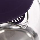 Чайник электрический Luazon LSK-1809, стекло, 1.8 л, 1500 Вт, подсветка, фиолетовый - фото 8469013
