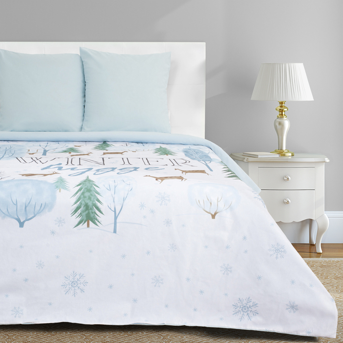 Постельное бельё «Этель» 1.5 сп Winter hygge 143х215 см, 150х214 см, 70х70 см - 2 шт