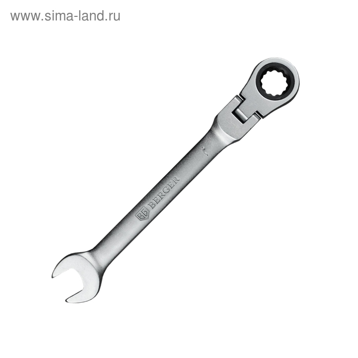 Ключ комбинированный BERGER BG1251 трещоточный с шарниром 22 мм 1126₽