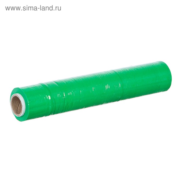Стрейч-пленка, зеленая, 250 мм х 40 м, 0,2 кг, 20 мкм - Фото 1
