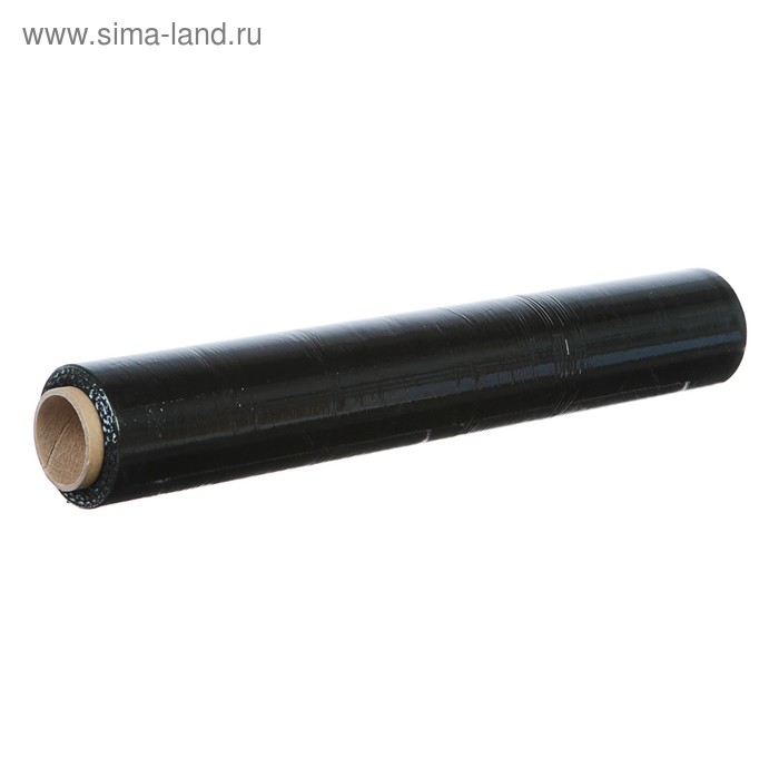 Стрейч-пленка, черная, 500 мм х 130 м, 1,2 кг, 20 мкм