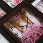 Часы-фоторамка "Сад сакуры" на 6 фото 10х15 см - Фото 3