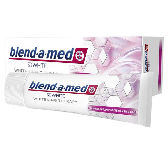 Зубная паста Blend-a-med 3D White Whitening Therapy «Отбеливание», для чувствительных зубов, 75 г - Фото 1