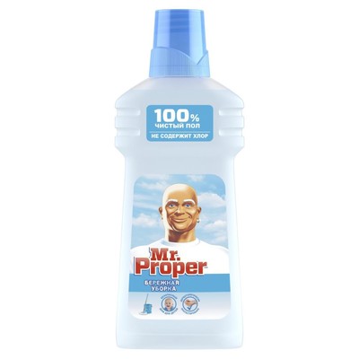 Средство для мытья полов и стен Mr.Proper «Бережная уборка», 500 мл