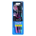 Зубная щетка Oral-B Neon Fresh Всесторонняя чистка Black, средняя, 3 шт. - Фото 2