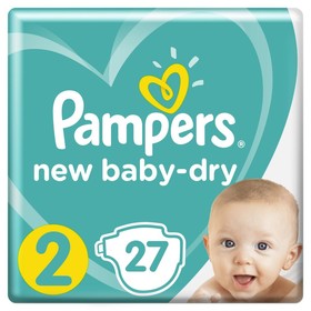 Подгузники Pampers New Baby-Dry, размер 2, 27 шт. 4449050