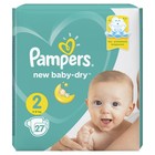 Подгузники Pampers New Baby-Dry, размер 2, 27 шт. - фото 9761218
