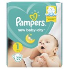 Подгузники Pampers New Baby-Dry (2-5 кг), 27 шт - фото 9761226