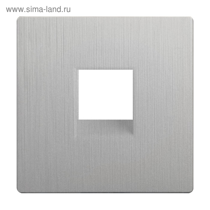 Накладка для RJ11 WL09-RJ-11-CP, цвет серебряный рифленый - Фото 1