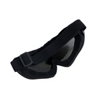 Очки для езды на мототехнике с доп. вентиляцией, стекло хамелеон, черно-красные - Фото 3