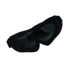 Очки для езды на мототехнике с доп. вентиляцией, стекло хамелеон, черно-красные - Фото 4