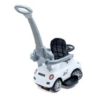 Толокар-каталка «Тачка», с родительской ручкой, цвет белый - Фото 4